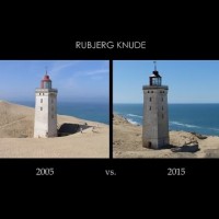 RUBJERG KNUDE 2015 vs 2005 - Vergleichsbilder nach 10 Jahren Sandflug