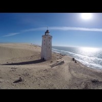 Rubjerg Knude Lighthouse &amp; Paragliding @ Løkken - Aerial recordings